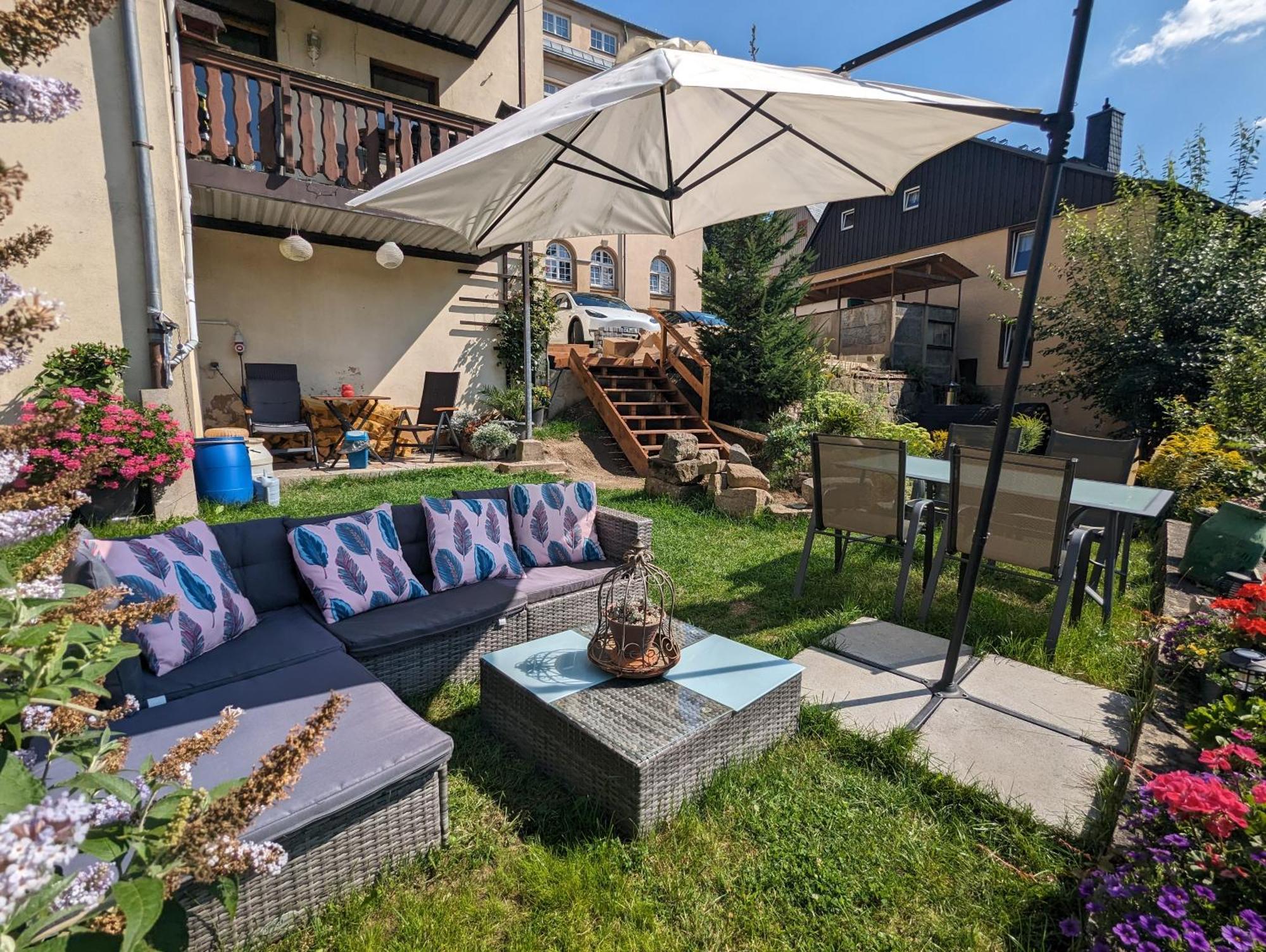 Zi1 - Urlaubsmagie - Erholung Mit Whirlpool & Sauna เซบนิทซ์ ภายนอก รูปภาพ