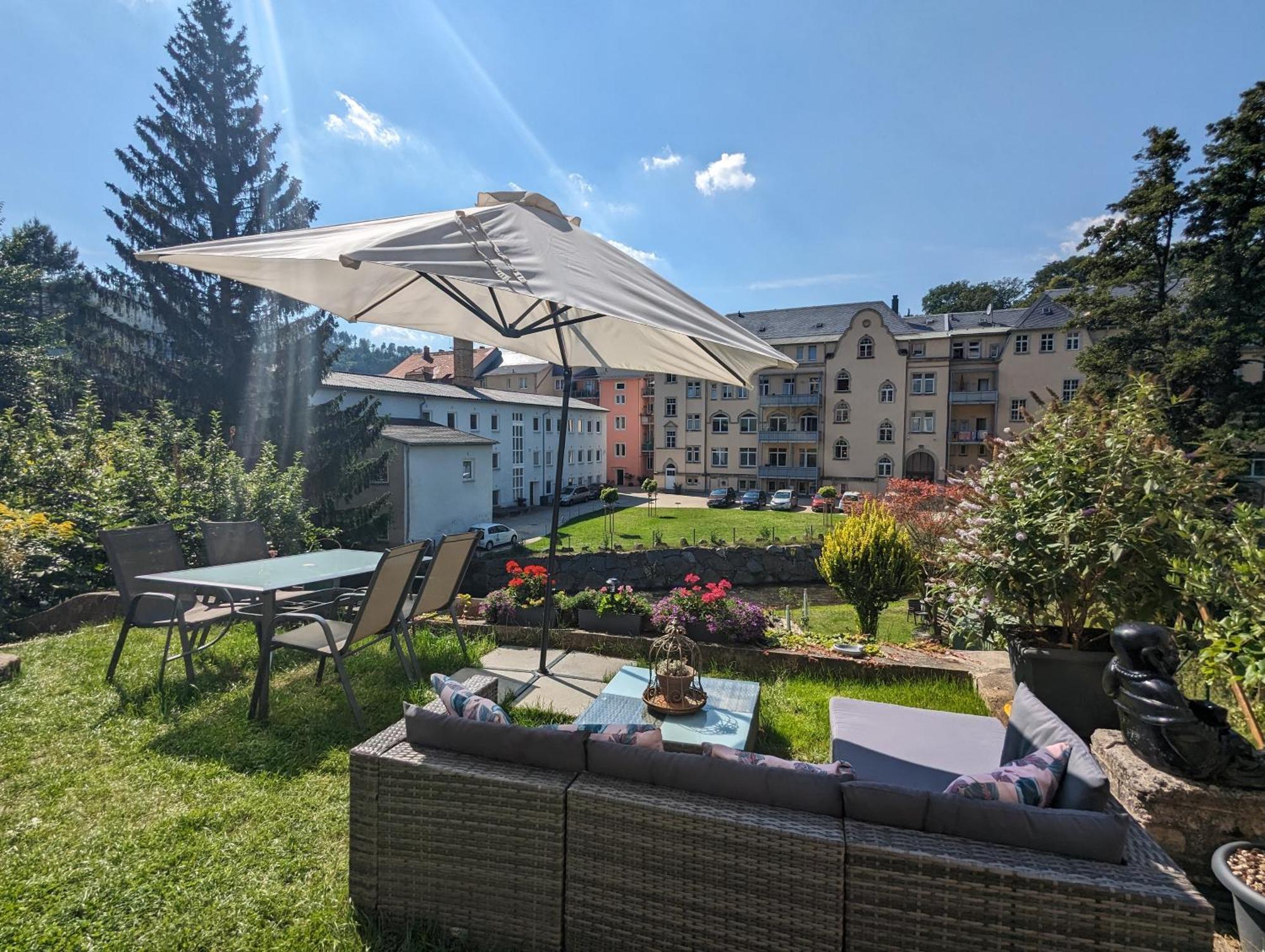 Zi1 - Urlaubsmagie - Erholung Mit Whirlpool & Sauna เซบนิทซ์ ภายนอก รูปภาพ