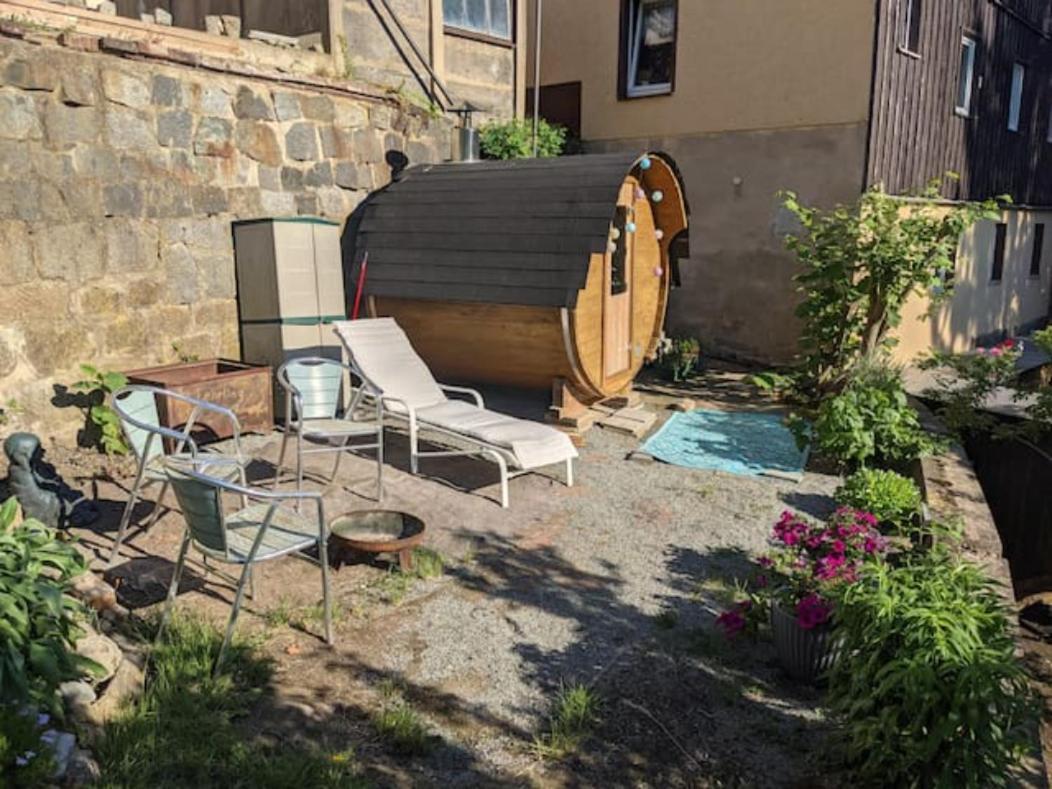 Zi1 - Urlaubsmagie - Erholung Mit Whirlpool & Sauna เซบนิทซ์ ภายนอก รูปภาพ