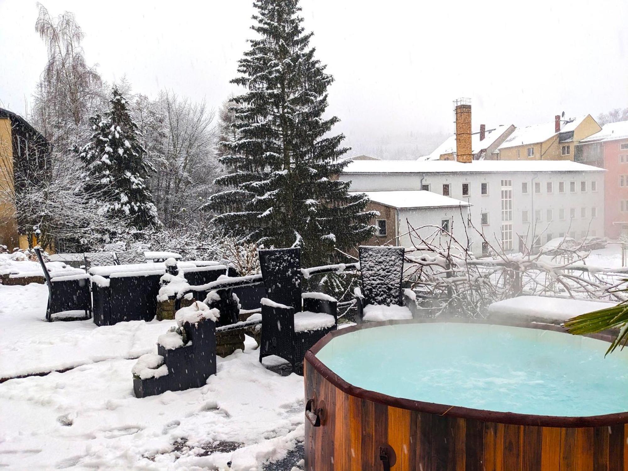 Zi1 - Urlaubsmagie - Erholung Mit Whirlpool & Sauna เซบนิทซ์ ภายนอก รูปภาพ