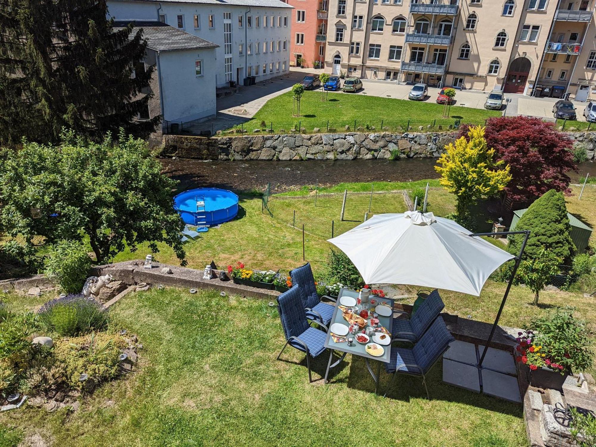 Zi1 - Urlaubsmagie - Erholung Mit Whirlpool & Sauna เซบนิทซ์ ภายนอก รูปภาพ